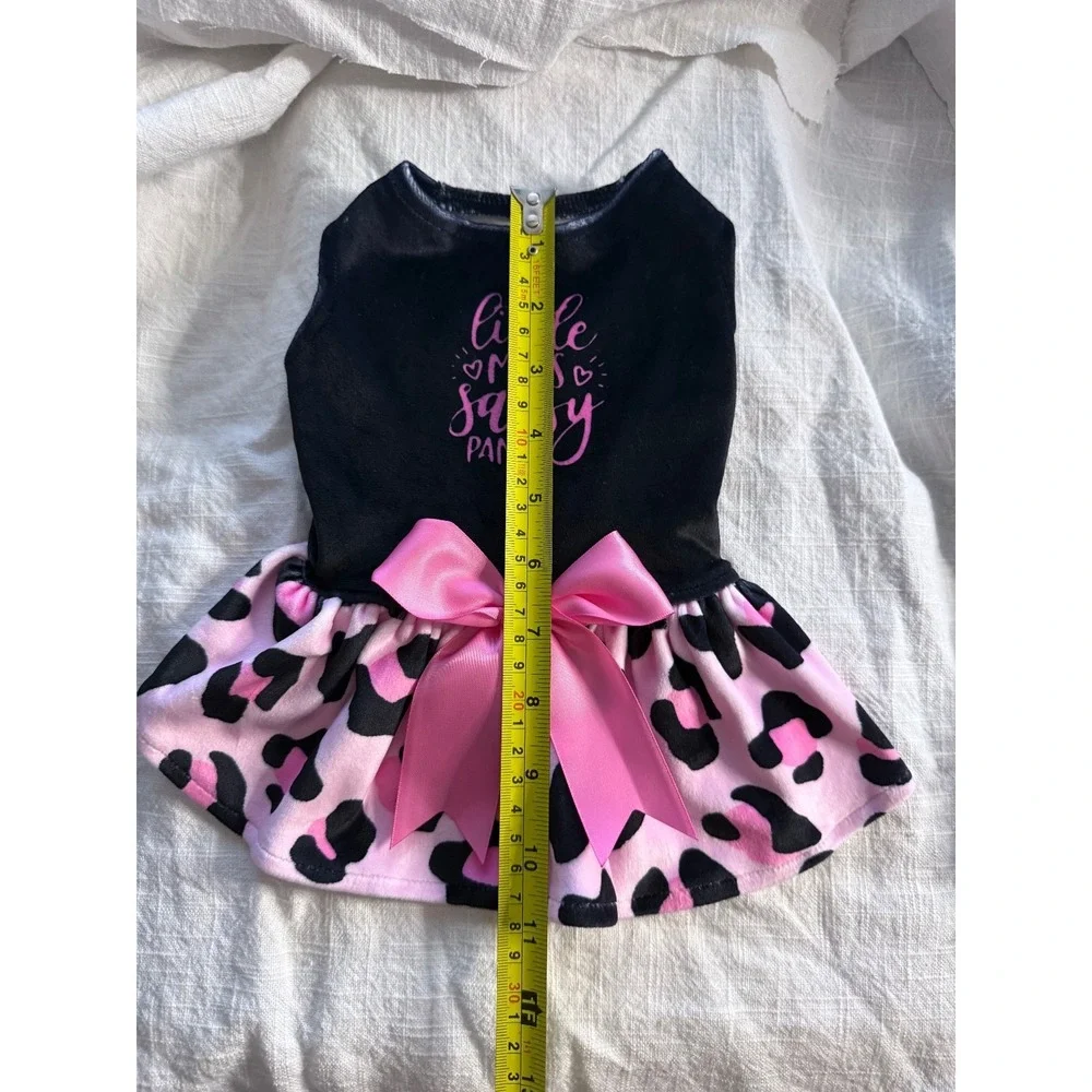 Small Dog Dress Lot 2 Skirted Outfits Pink Bow Daydream